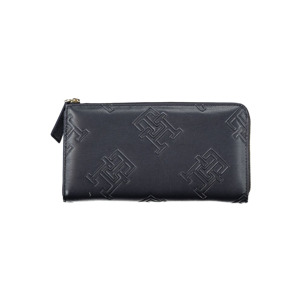 Tommy Hilfiger Elegant Blue Zip-Around Wallet - Ora And Co.