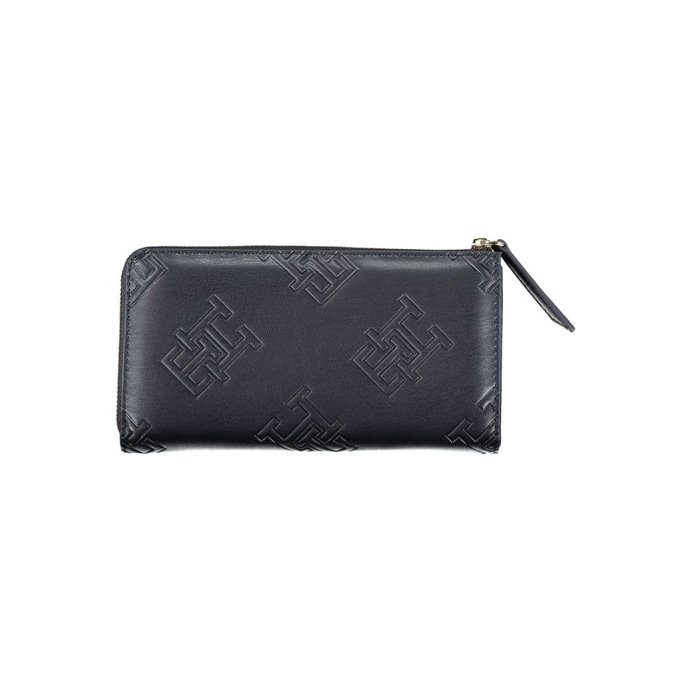 Tommy Hilfiger Elegant Blue Zip-Around Wallet - Ora And Co.