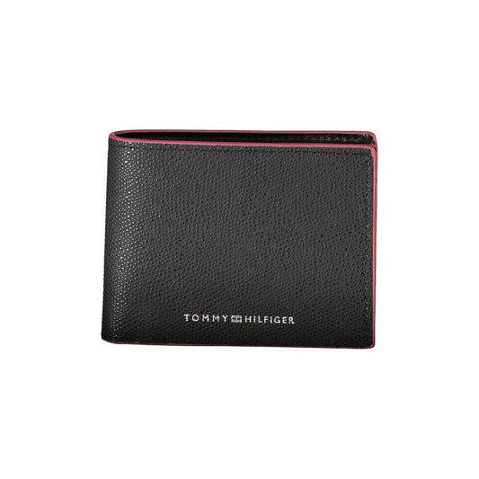 Tommy Hilfiger Elegant Leather Bifold Wallet with Contrast Accents - Ora And Co.