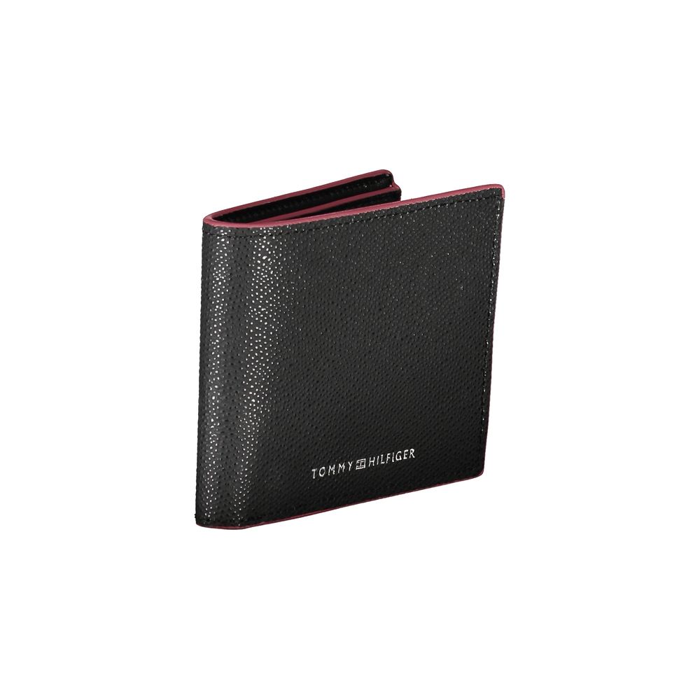 Tommy Hilfiger Elegant Leather Bifold Wallet with Contrast Accents - Ora And Co.