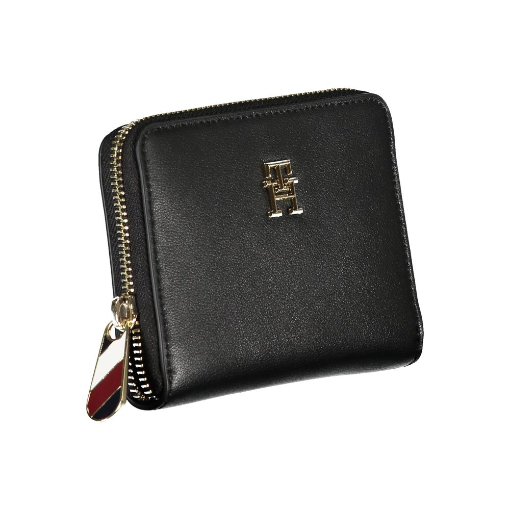 Tommy Hilfiger Elegant Black Multi-Compartment Wallet - Ora And Co.