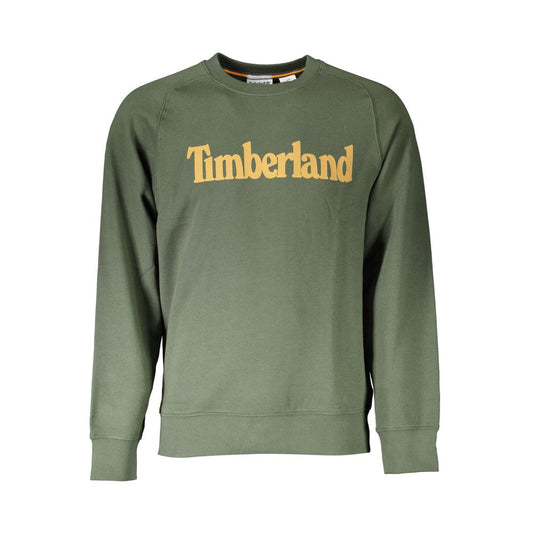 Timberland Green Round Neck Cotton Blend Sweater - Ora And Co.