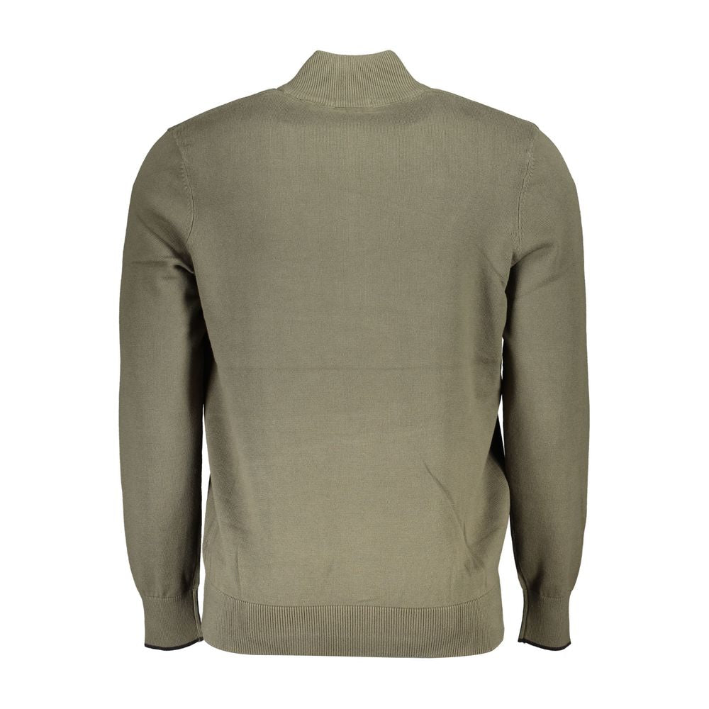 Timberland Organic Cotton Half Zip Sweater - Lush Green - Ora And Co.