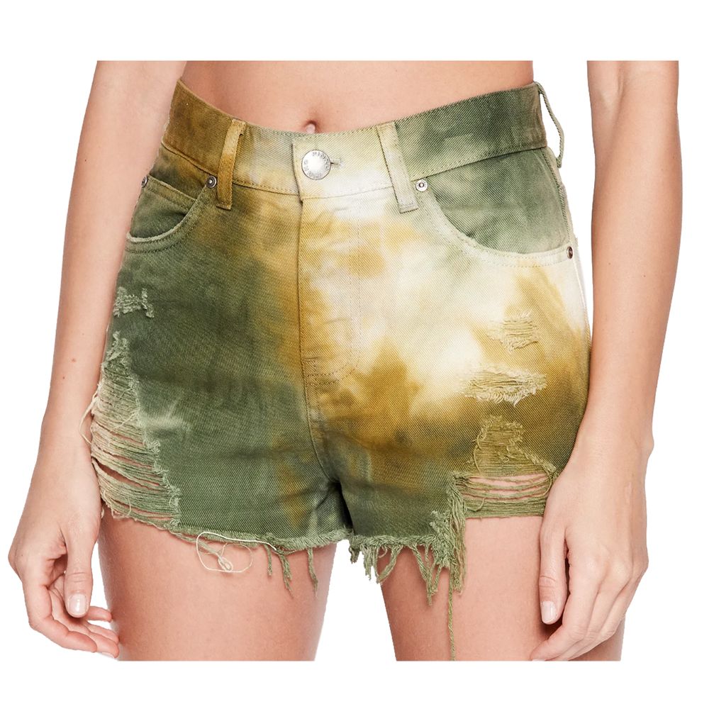 PINKO Green Cotton Women Short - Ora And Co.