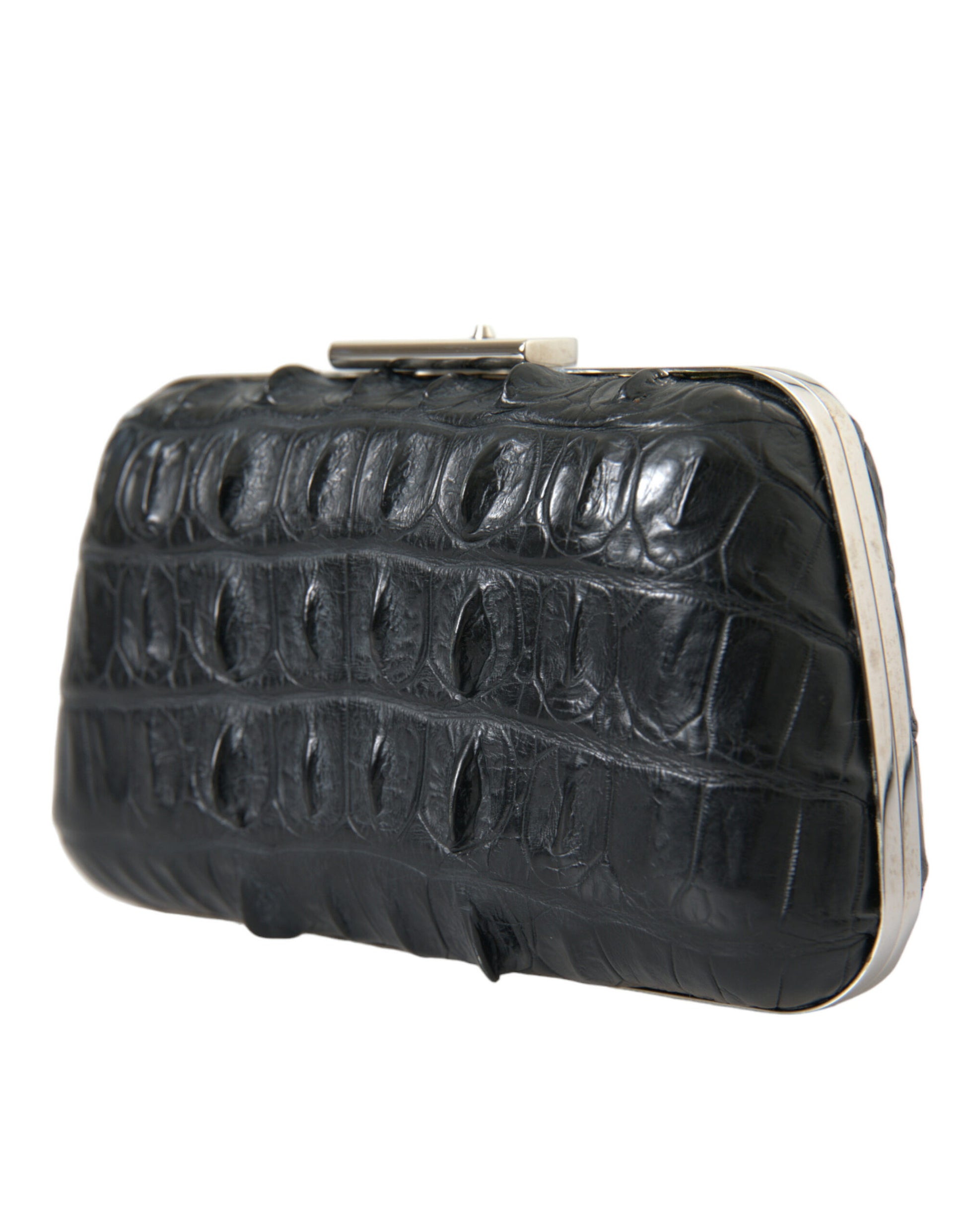 Balenciaga Elegant Crocodile Leather Evening Clutch - Ora And Co.