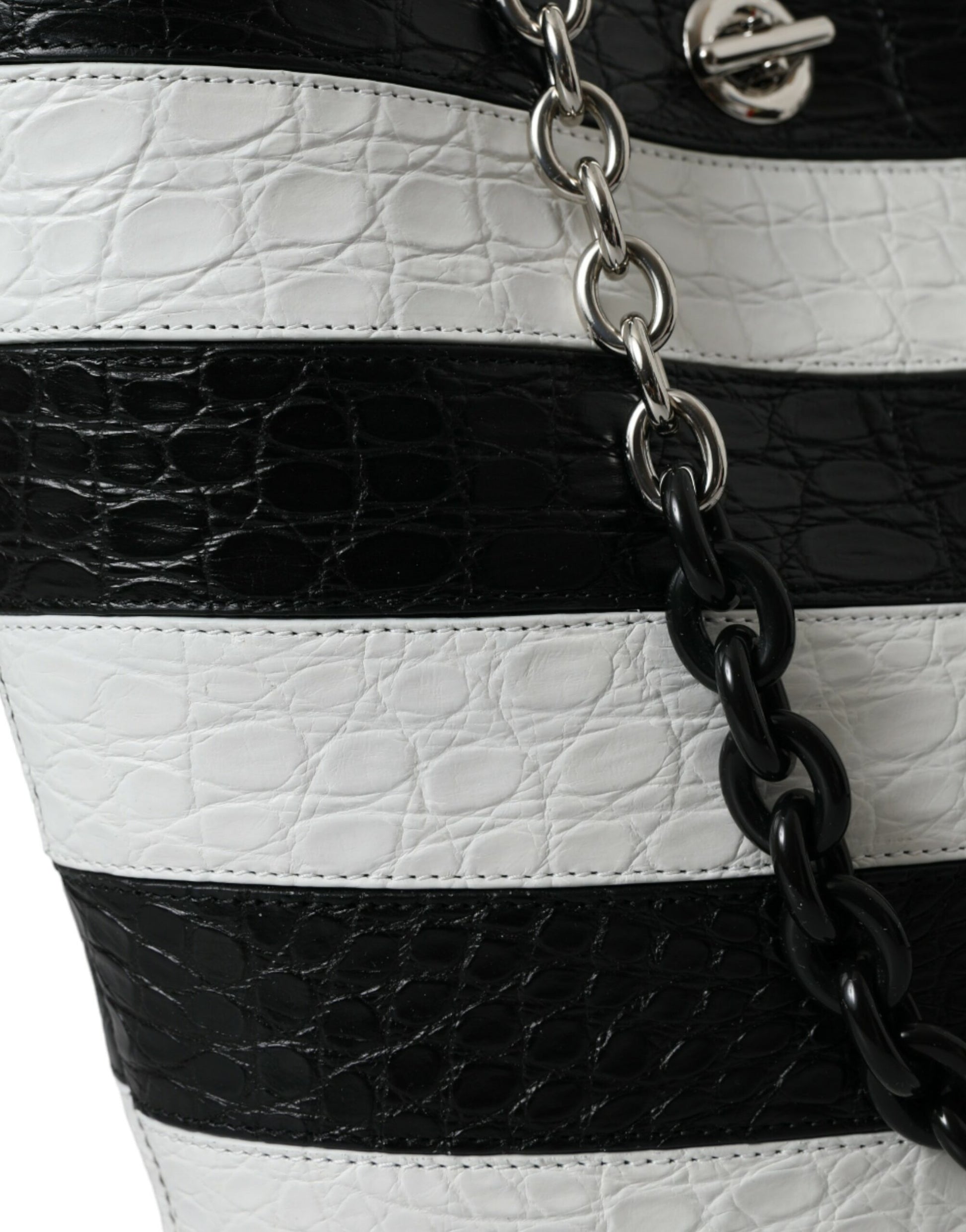 Balenciaga Chic Crocodile Leather Maxi Bucket Bag - Ora And Co.