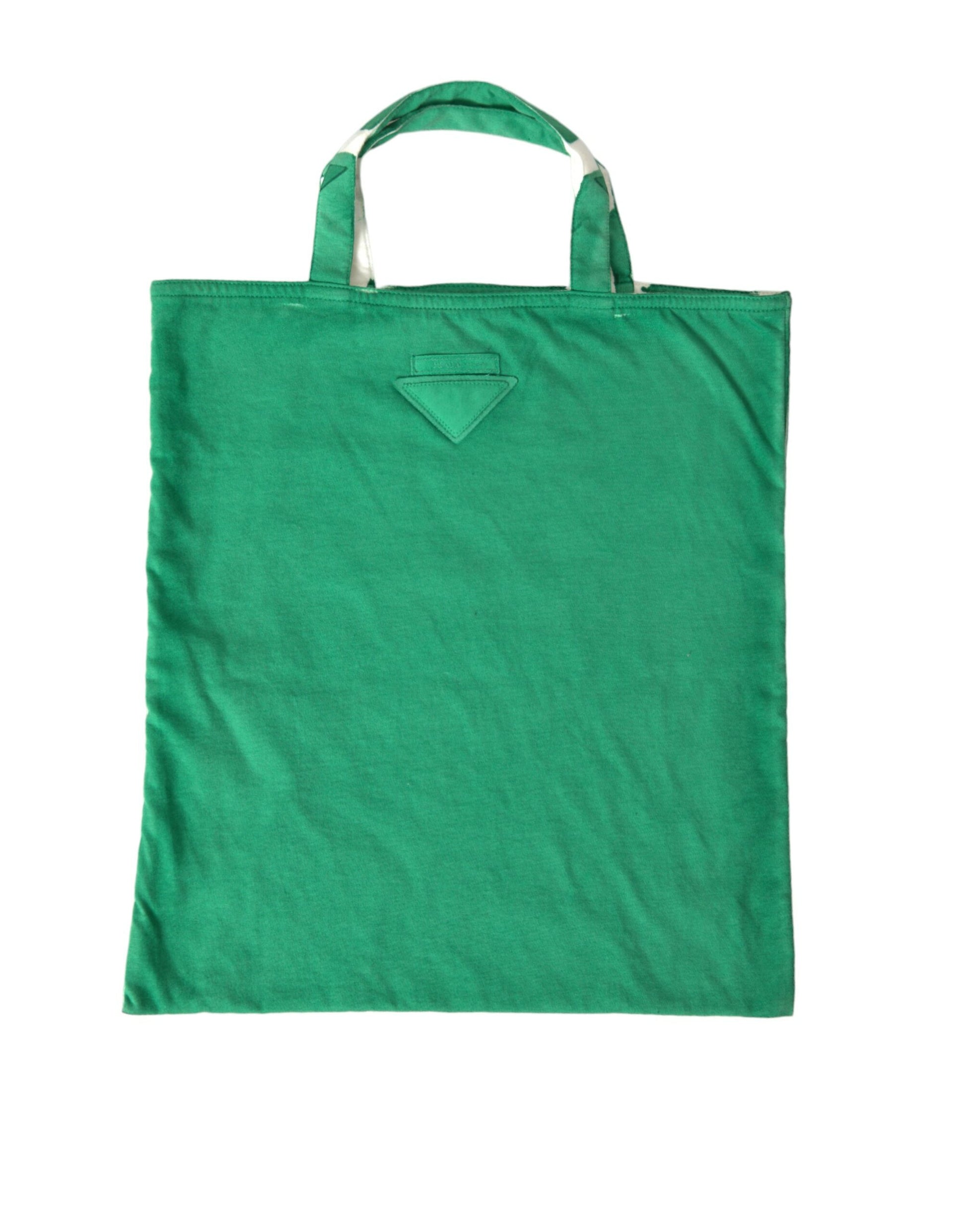 Prada Elegant Green Fabric Tote Bag - Ora And Co.