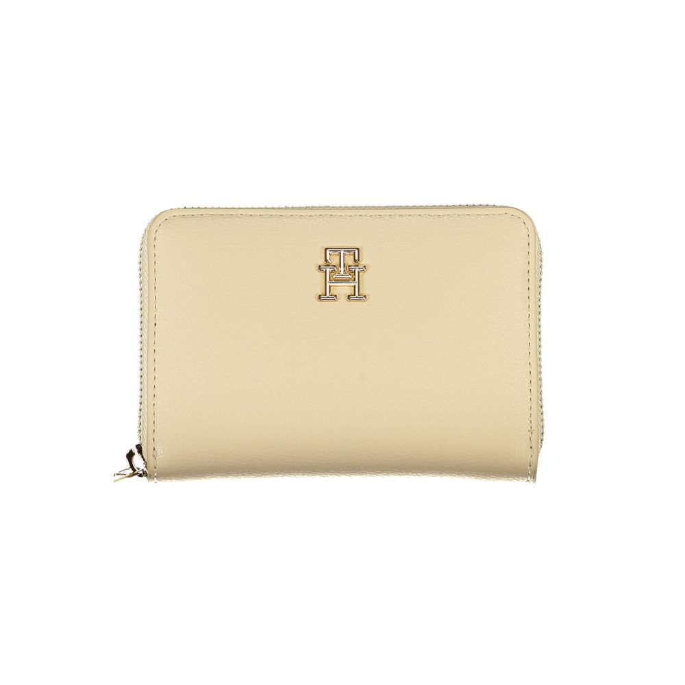 Tommy Hilfiger Beige Polyester Wallet - Ora And Co.