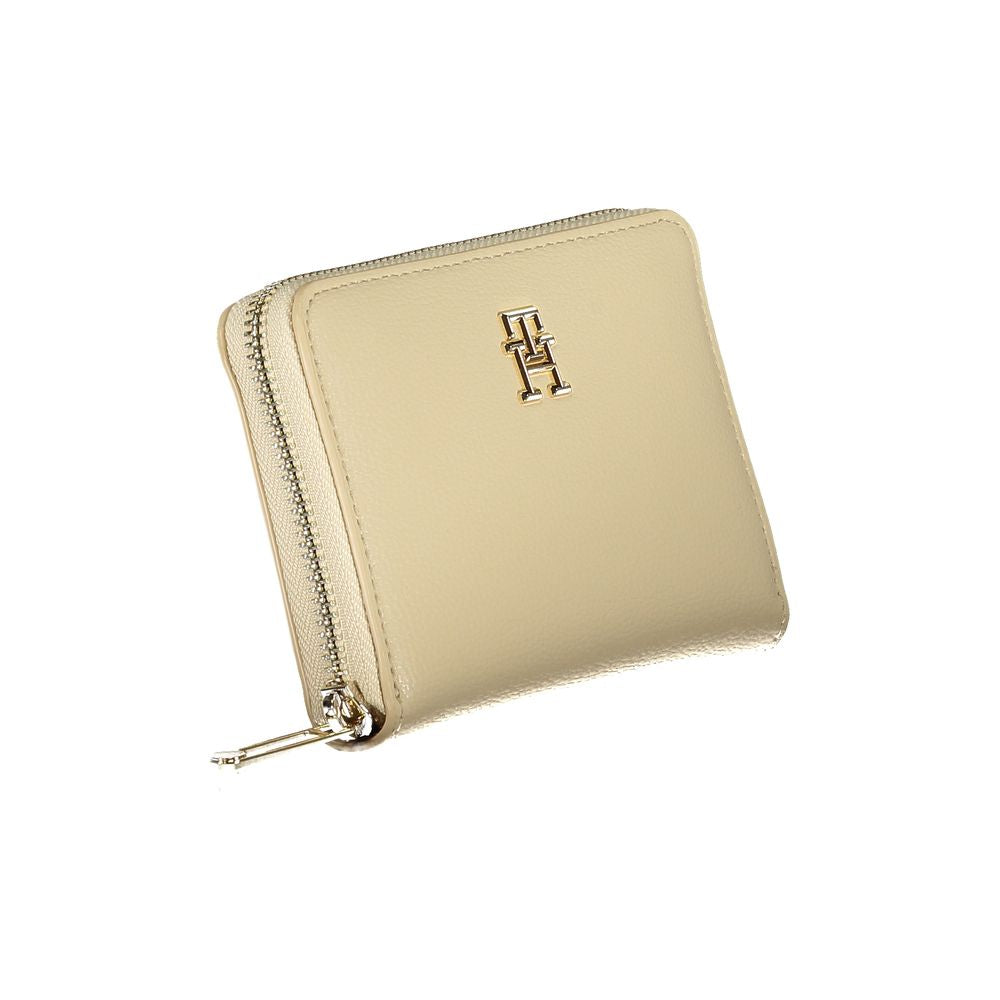 Tommy Hilfiger Beige Polyester Wallet - Ora And Co.