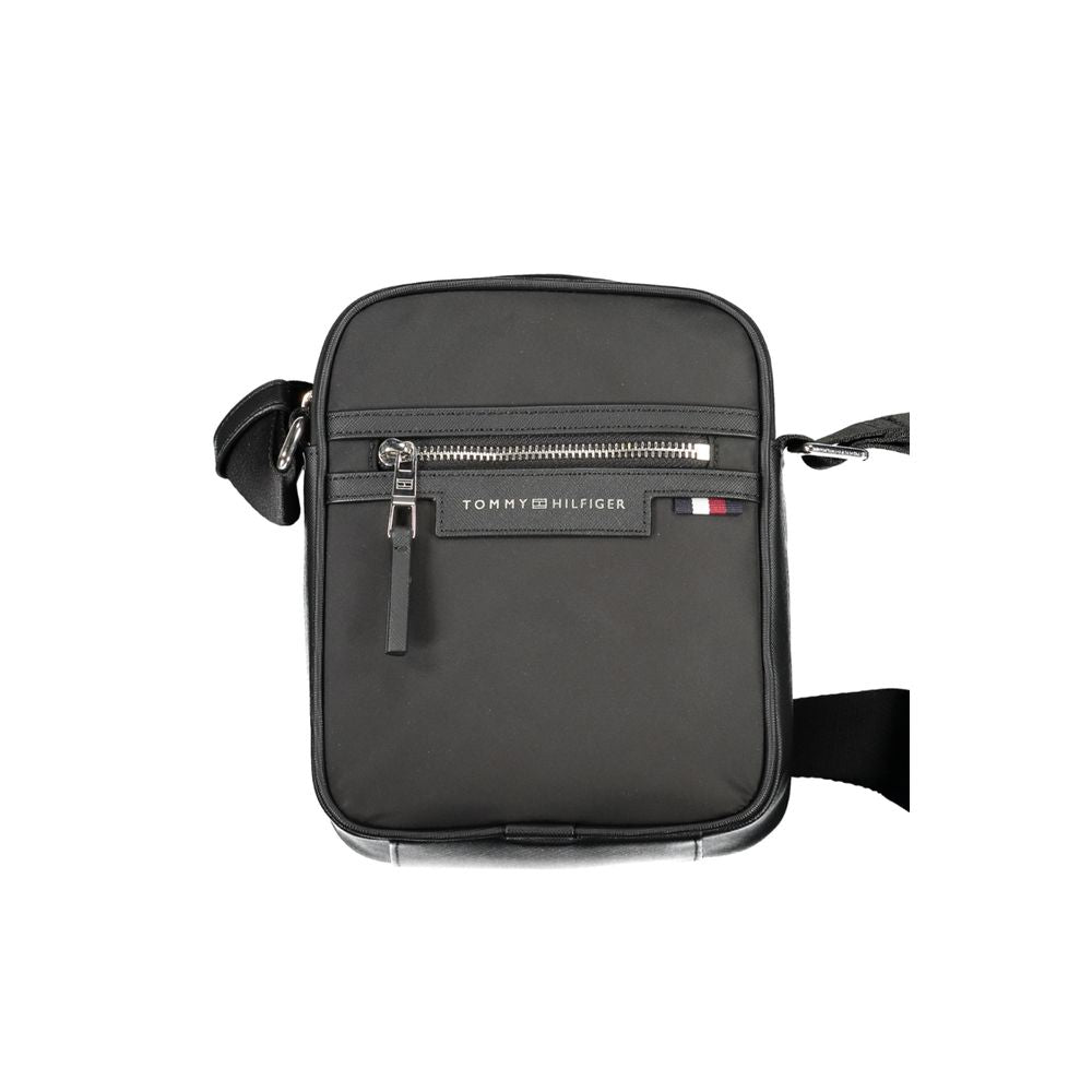 Tommy Hilfiger Black Polyester Shoulder Bag - Ora And Co.