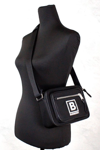 Burberry Paddy Small Black Nylon Logo Camera Belt Fanny Pack Bag - Ora And Co.