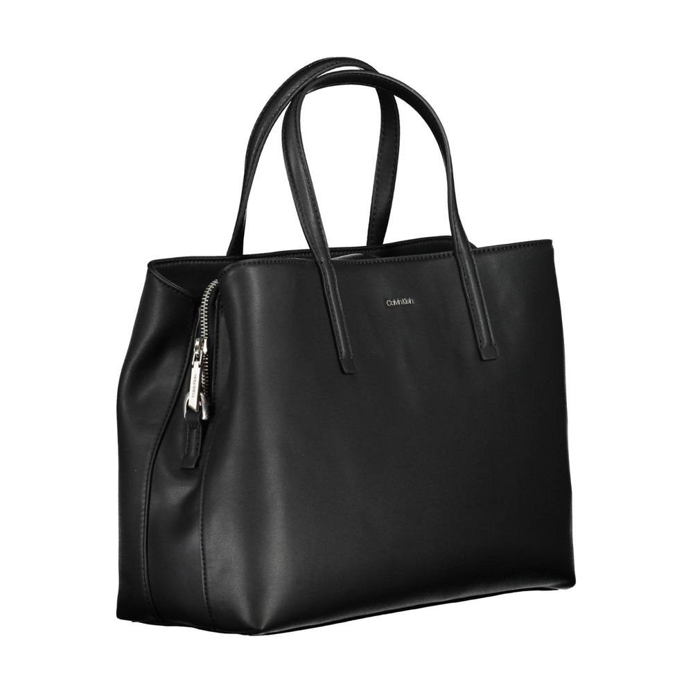 Calvin Klein Black Polyester Handbag - Ora And Co.