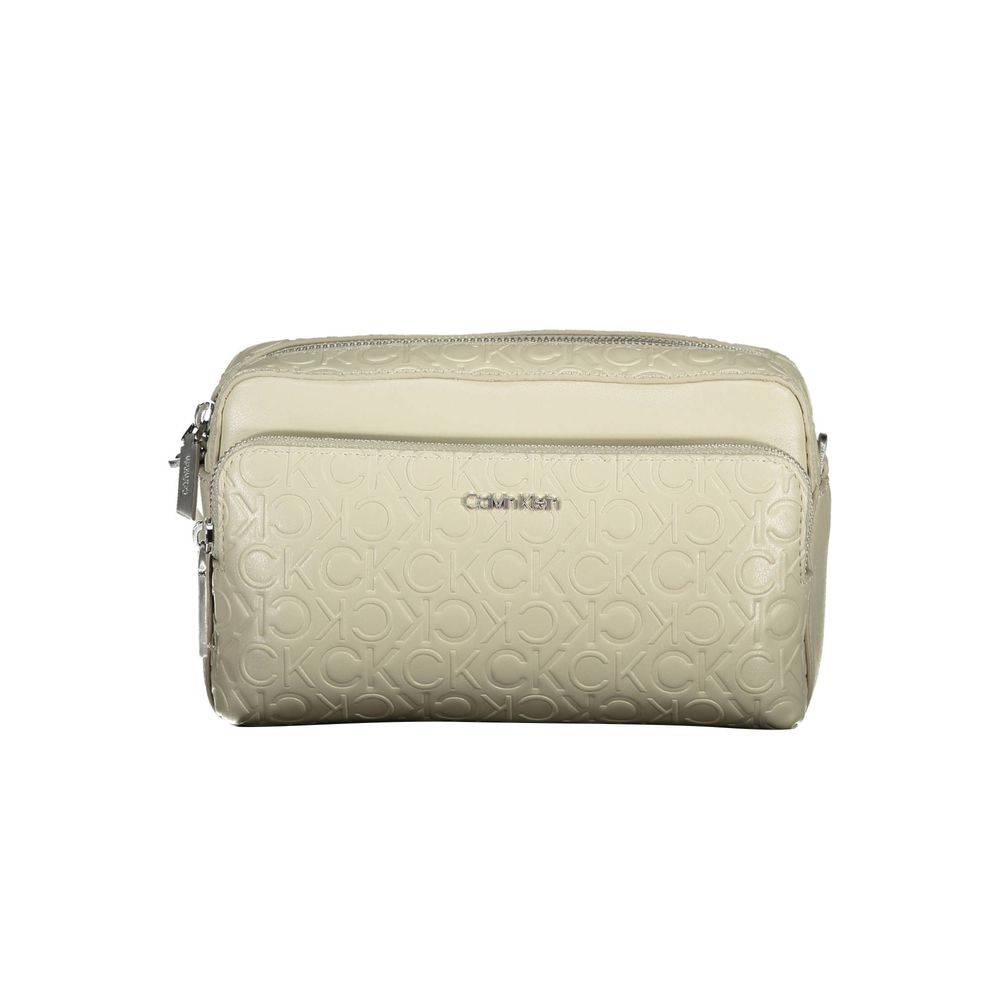 Calvin Klein Beige Polyester Handbag - Ora And Co.