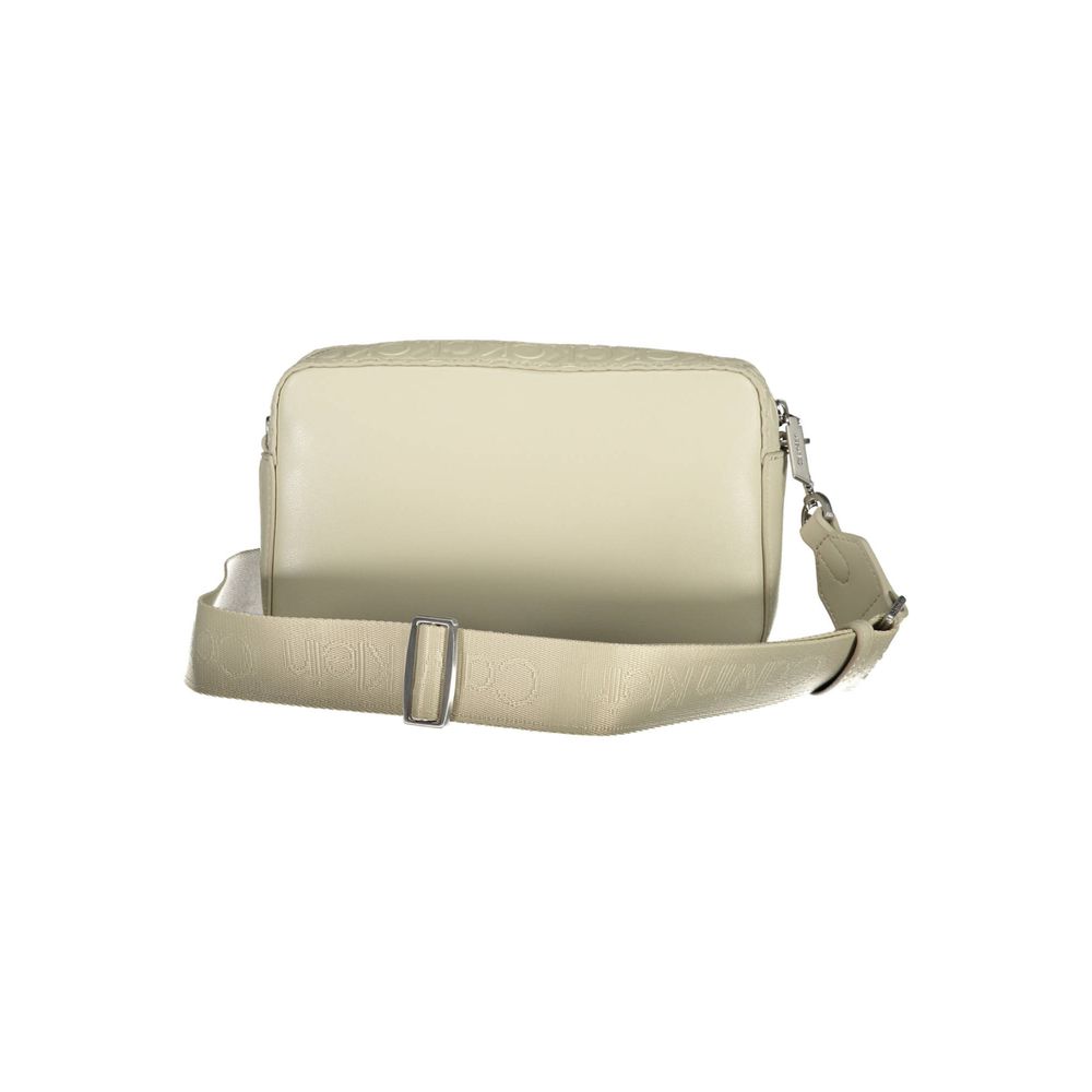 Calvin Klein Beige Polyester Handbag - Ora And Co.