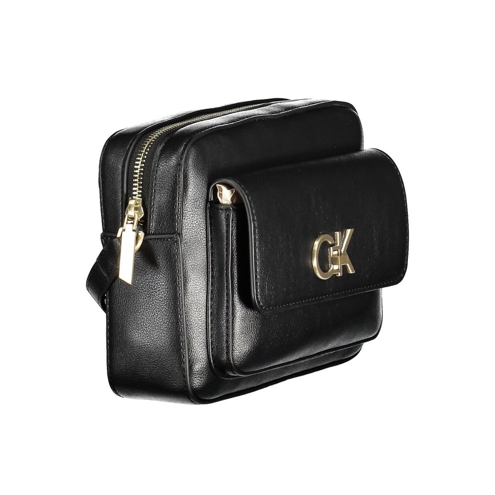 Calvin Klein Black Polyester Handbag - Ora And Co.