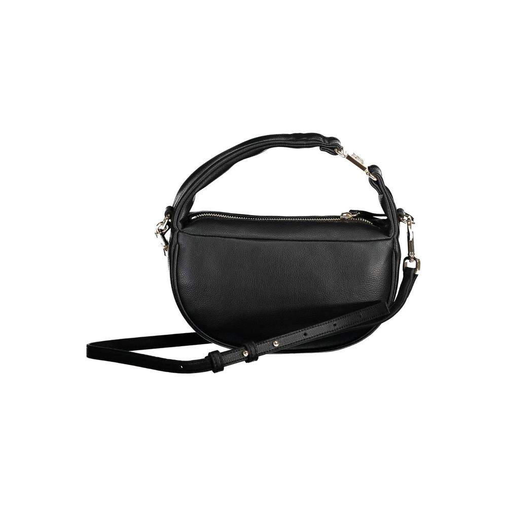 Tommy Hilfiger Black Polyester Handbag - Ora And Co.