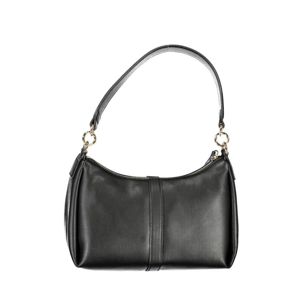 Tommy Hilfiger Black Polyester Handbag - Ora And Co.