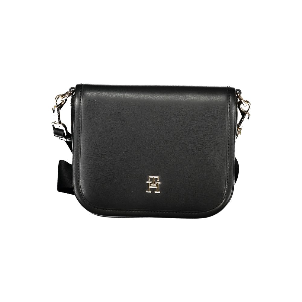 Tommy Hilfiger Black Polyethylene Handbag - Ora And Co.