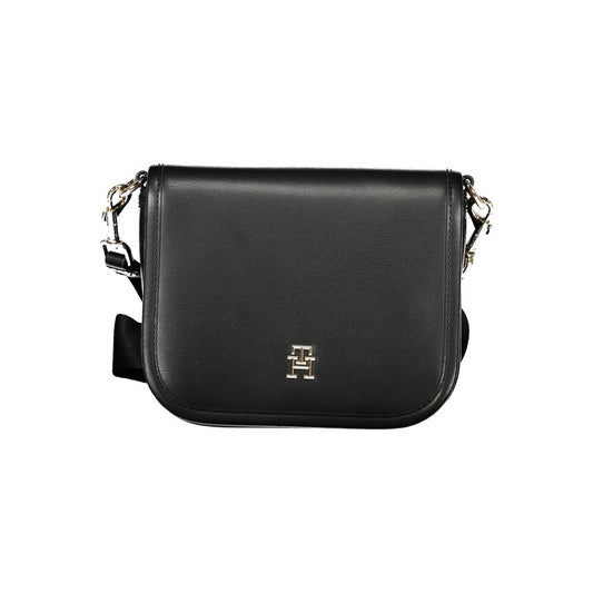 Tommy Hilfiger Black Polyethylene Handbag - Ora And Co.