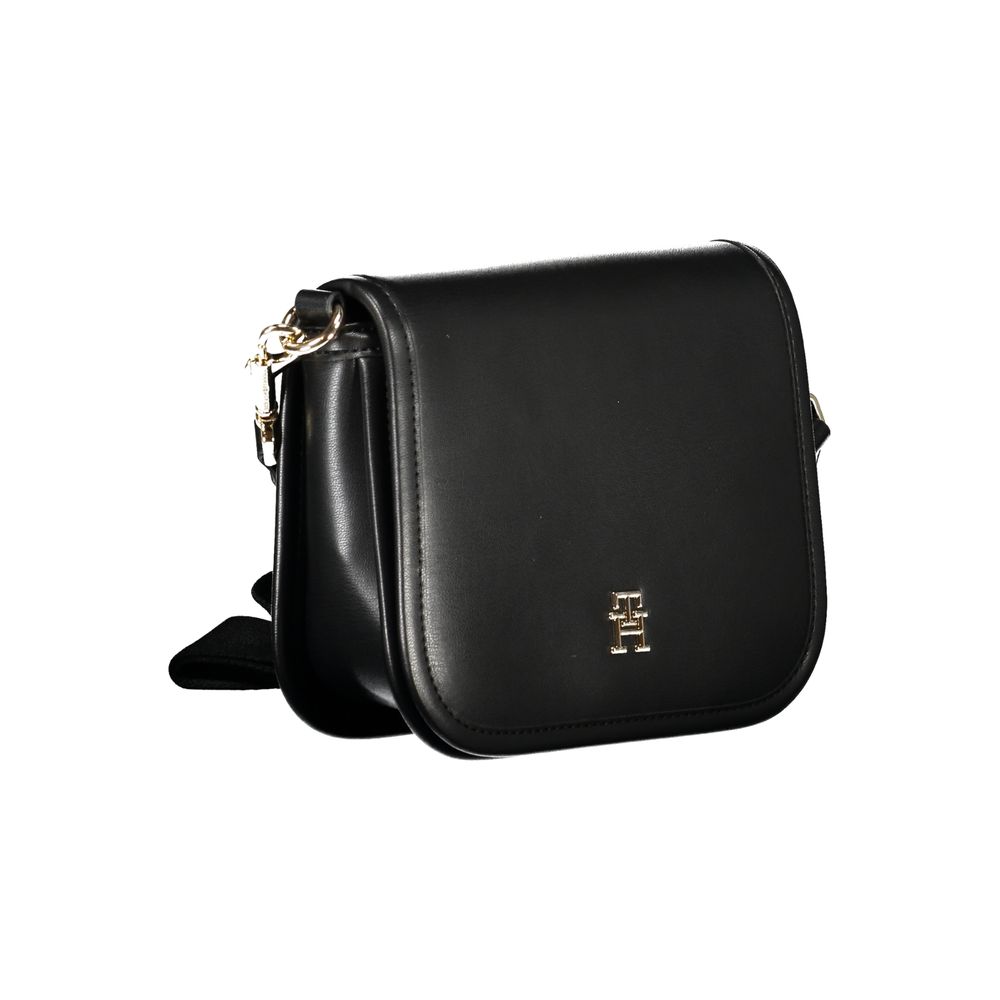 Tommy Hilfiger Black Polyethylene Handbag - Ora And Co.