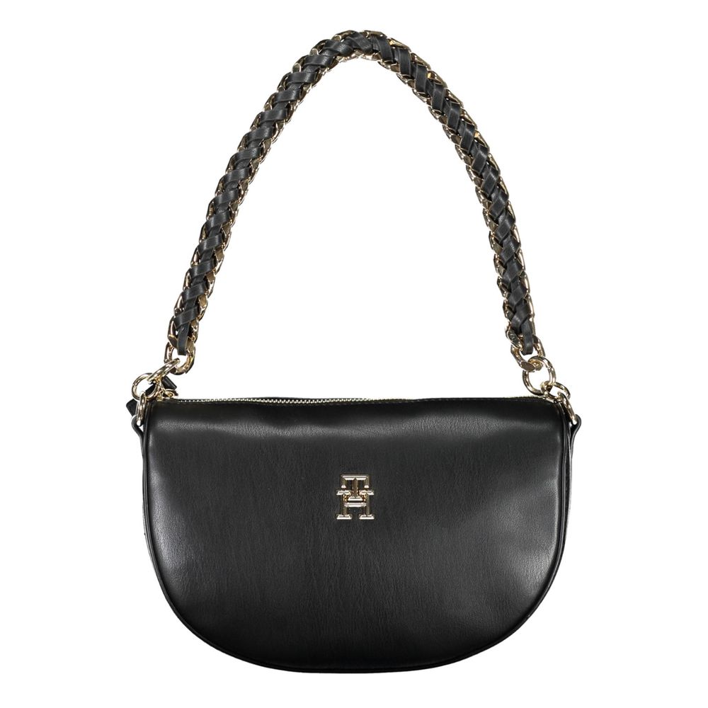 Tommy Hilfiger Black Polyethylene Handbag - Ora And Co.