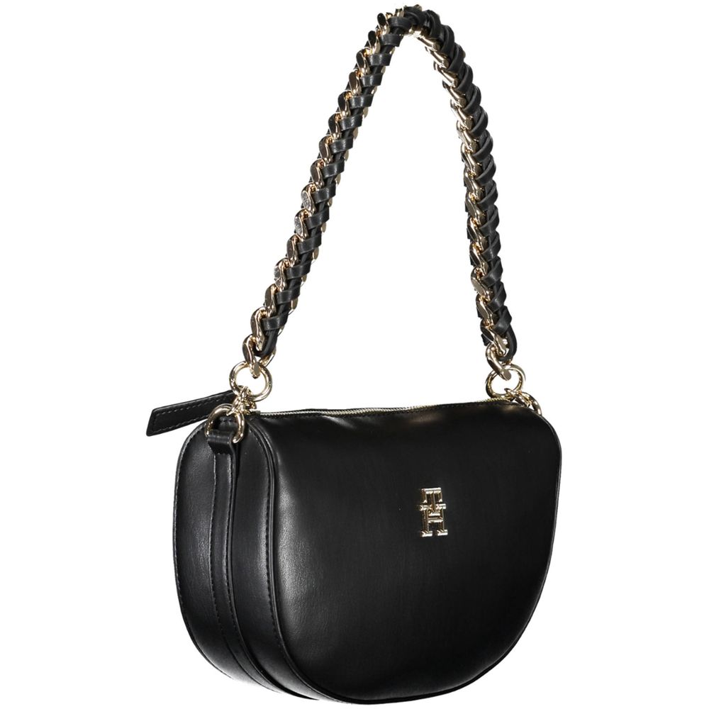 Tommy Hilfiger Black Polyethylene Handbag - Ora And Co.