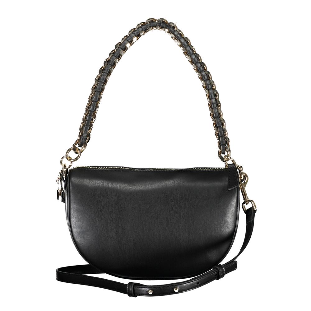 Tommy Hilfiger Black Polyethylene Handbag - Ora And Co.