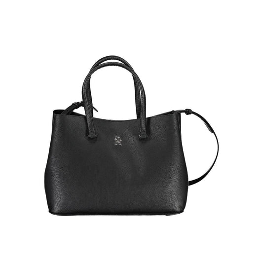 Tommy Hilfiger Black Polyethylene Handbag - Ora And Co.