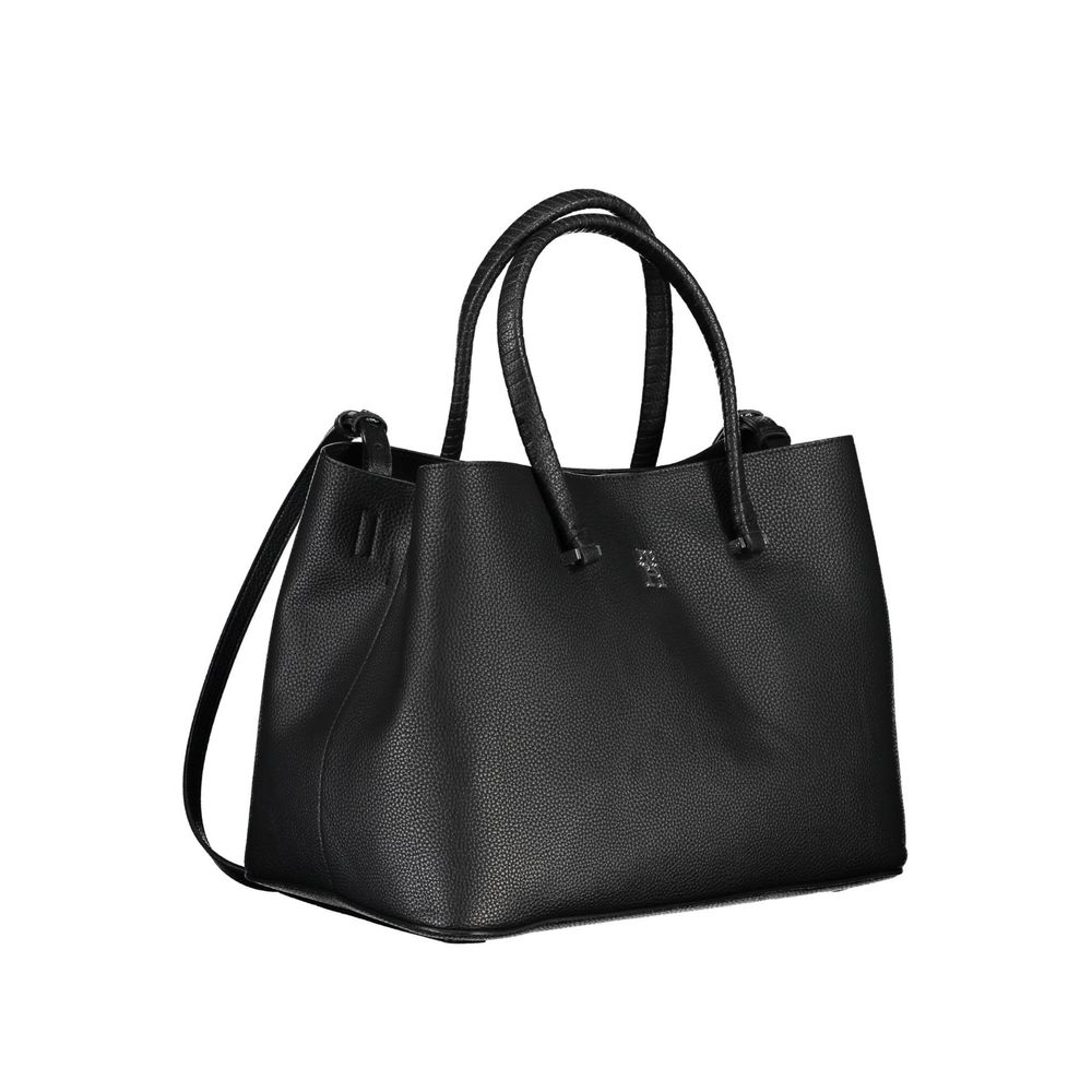 Tommy Hilfiger Black Polyethylene Handbag - Ora And Co.