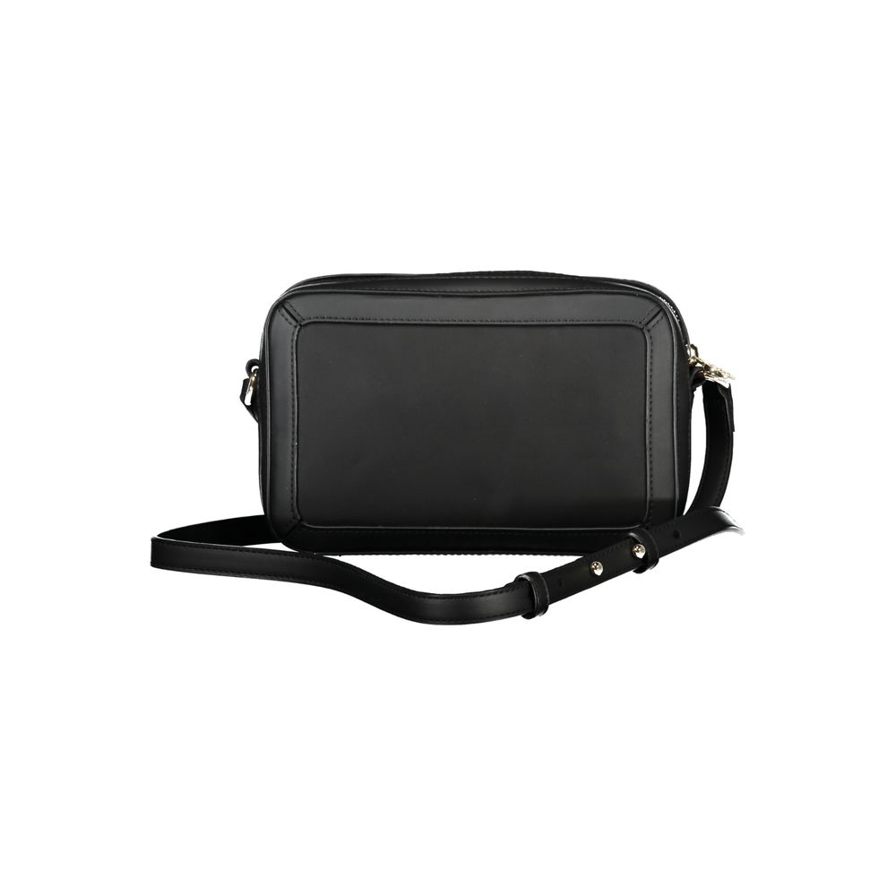 Tommy Hilfiger Black Polyester Handbag - Ora And Co.