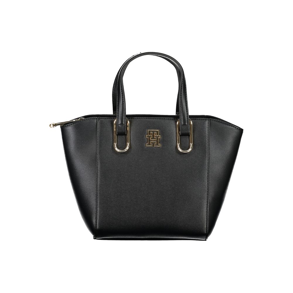 Tommy Hilfiger Black Polyethylene Handbag - Ora And Co.