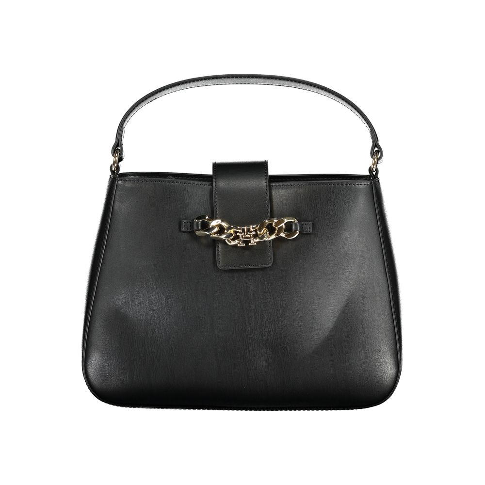 Tommy Hilfiger Black Polyethylene Handbag - Ora And Co.