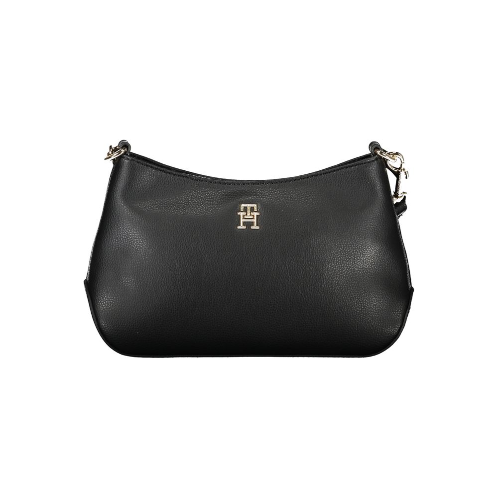 Tommy Hilfiger Black Polyester Handbag - Ora And Co.