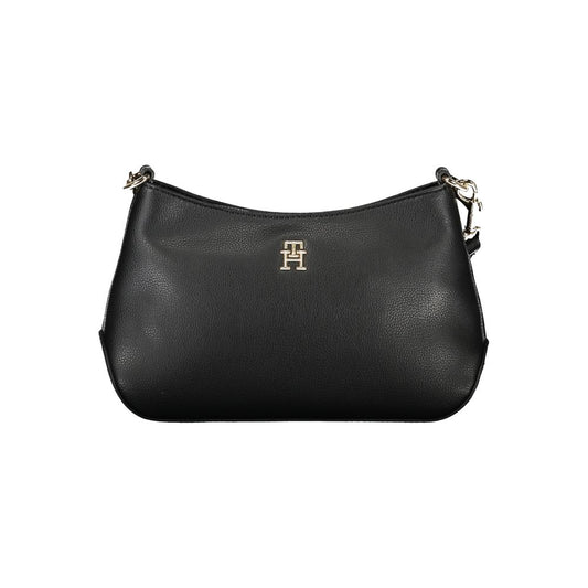 Tommy Hilfiger Black Polyester Handbag - Ora And Co.