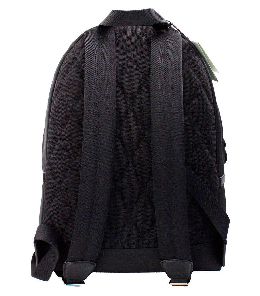 Burberry Abbeydale Branded Stamp Black Nylon Backpack Shoulder Bookbag - Ora And Co.