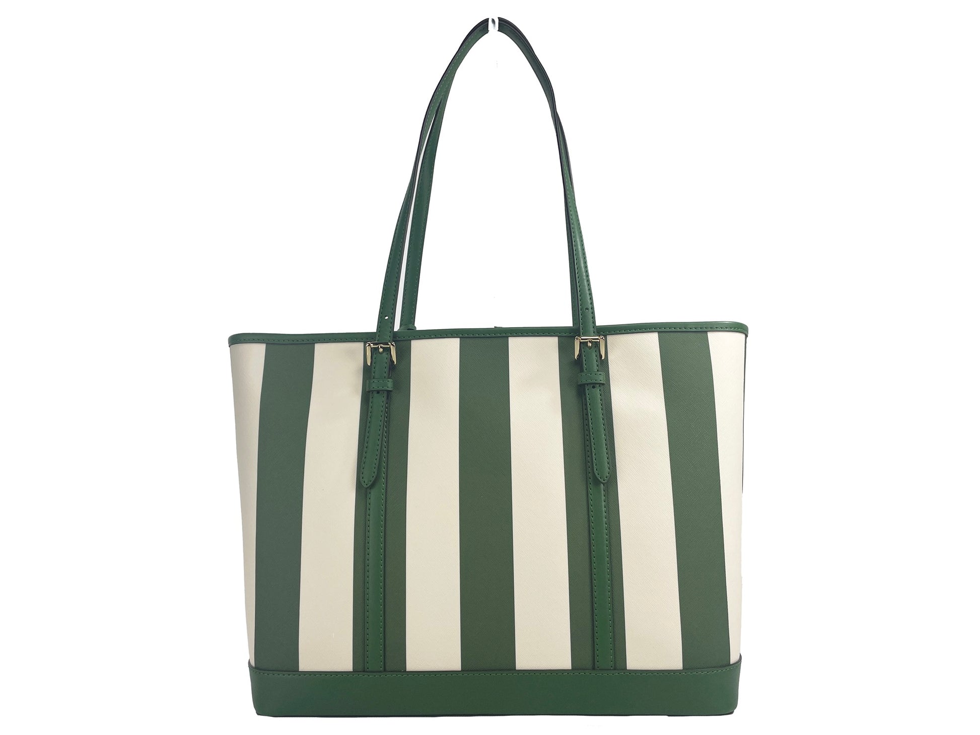 Michael Kors Jet Set Travel Large TZ Shoulder PVC Tote Bag Purse Fern Green - Ora And Co.