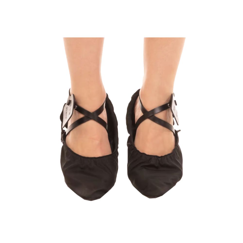 Off-White Chic Black Calfskin Pumps With Opaque Heel - Ora And Co.