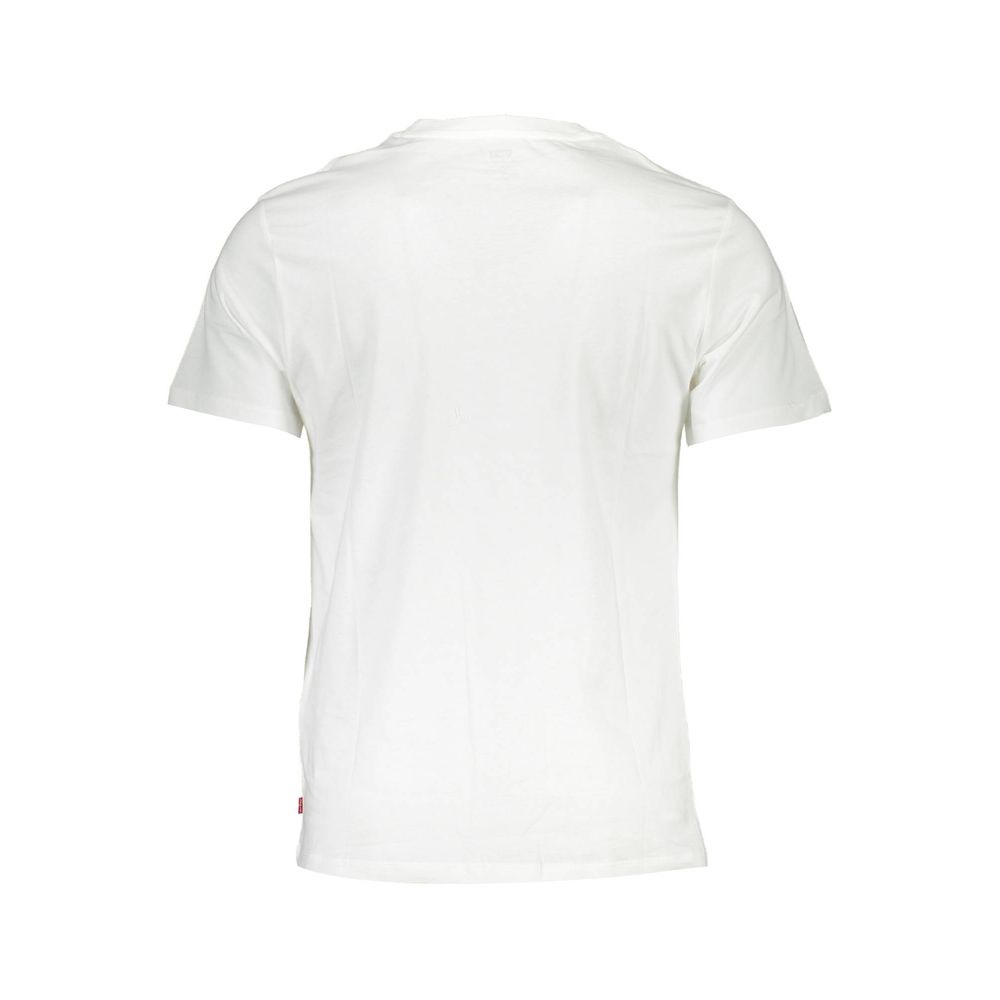 Levi's White Cotton Men T-Shirt - Ora And Co.