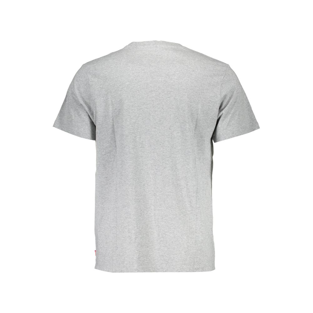 Levi's Gray Cotton Men T-Shirt - Ora And Co.