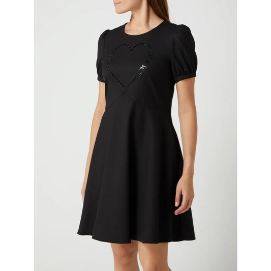 Love Moschino Black Polyester Women Dress - Ora And Co.