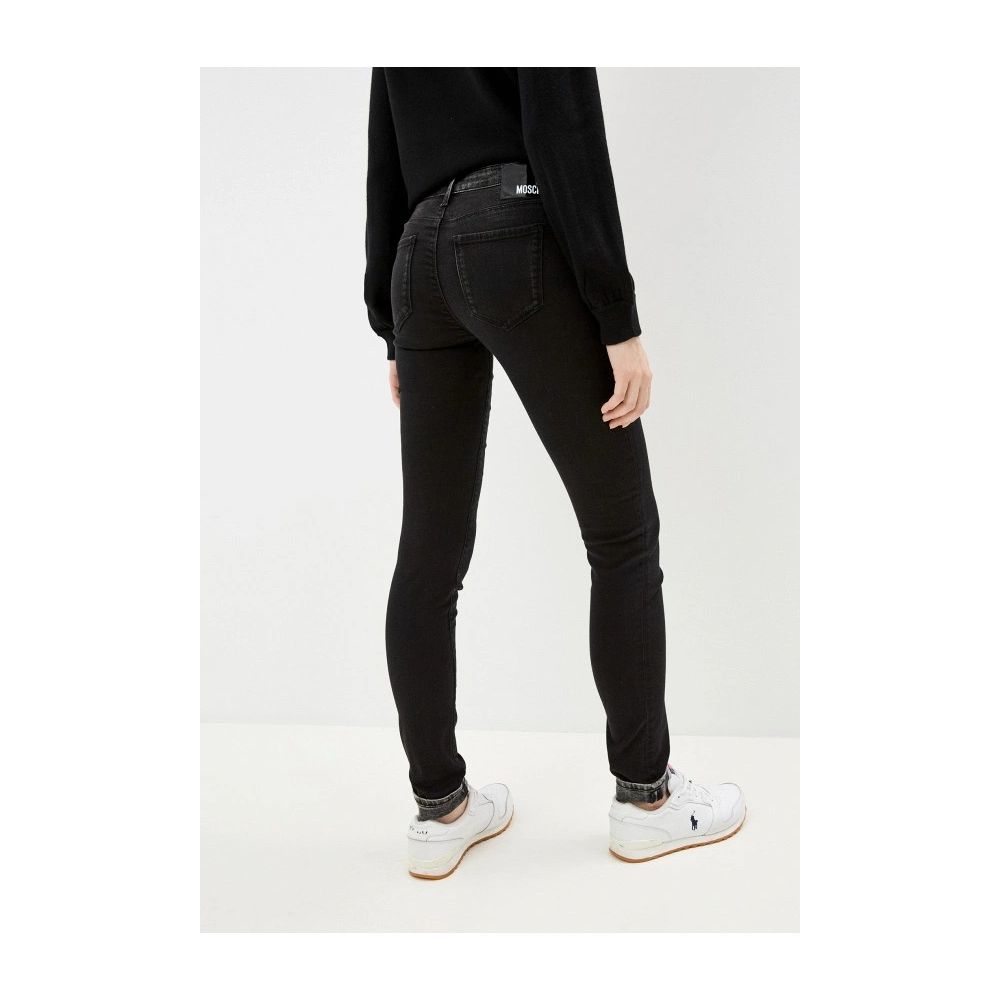 Love Moschino Black Cotton Women Jeans - Ora And Co.