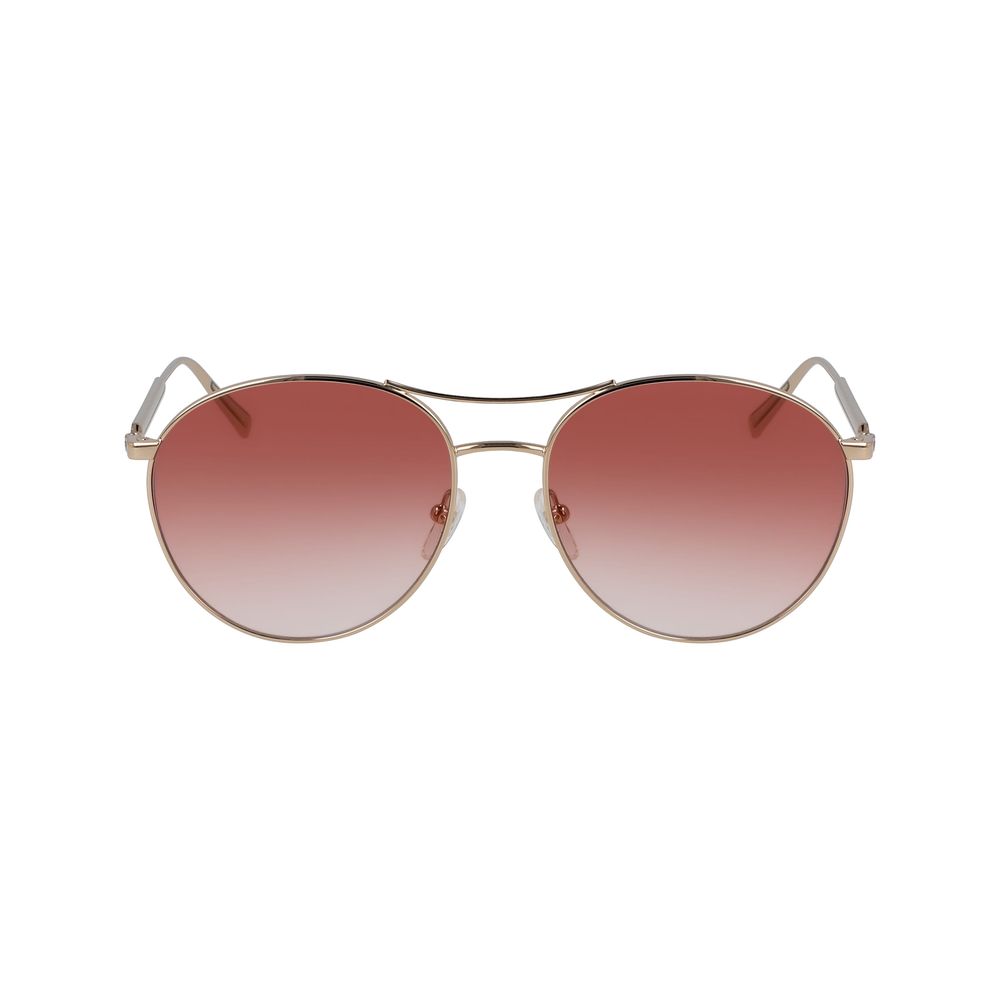 Longchamp Gold Metal Sunglasses