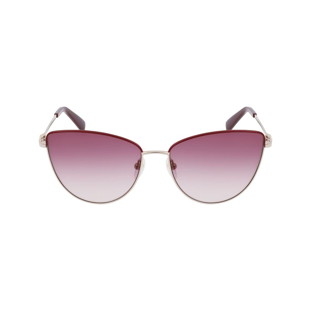 Longchamp Gold Metal Sunglasses