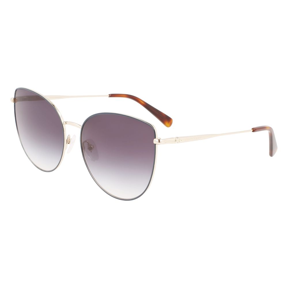 Longchamp Gold Metal Sunglasses