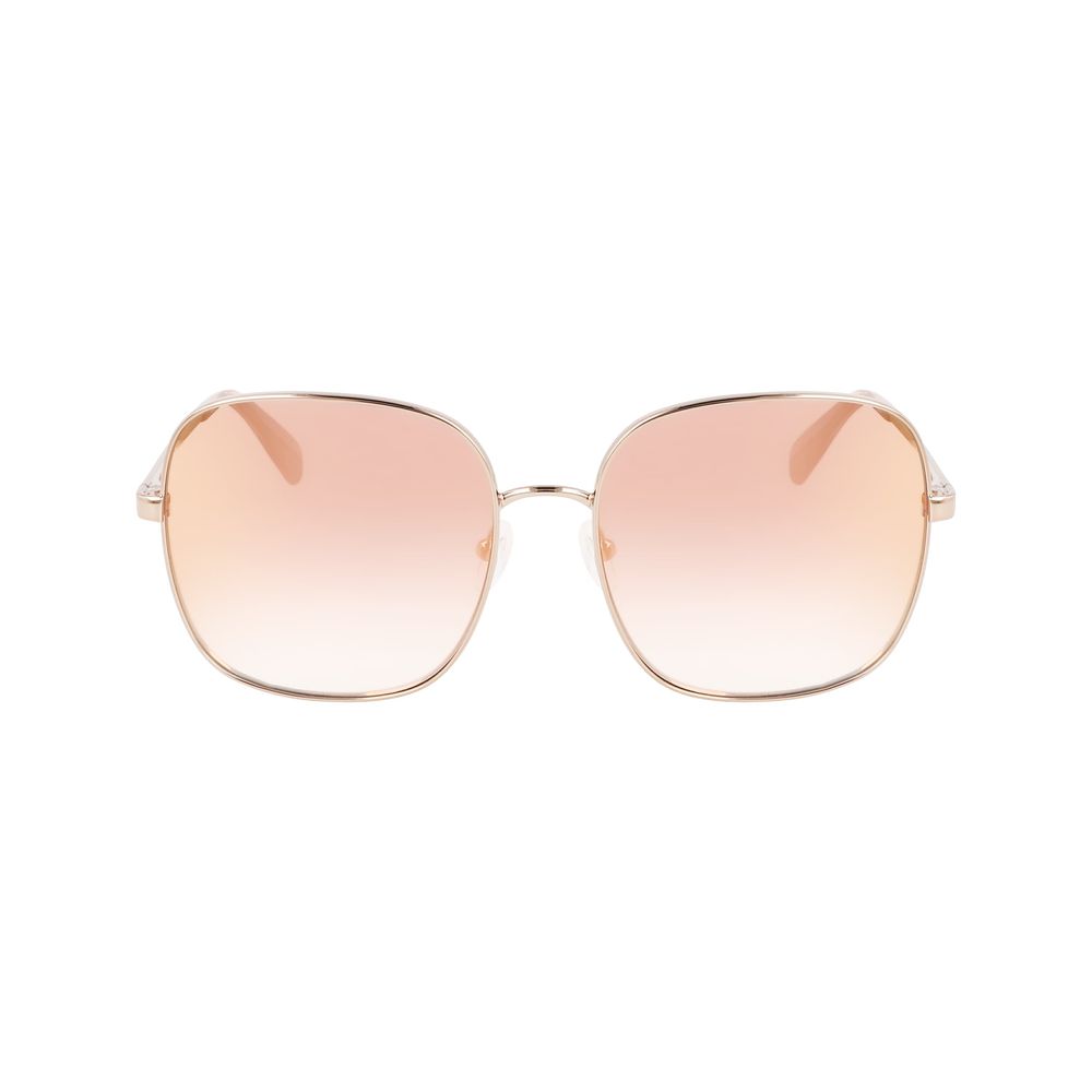 Longchamp Gold Metal Sunglasses