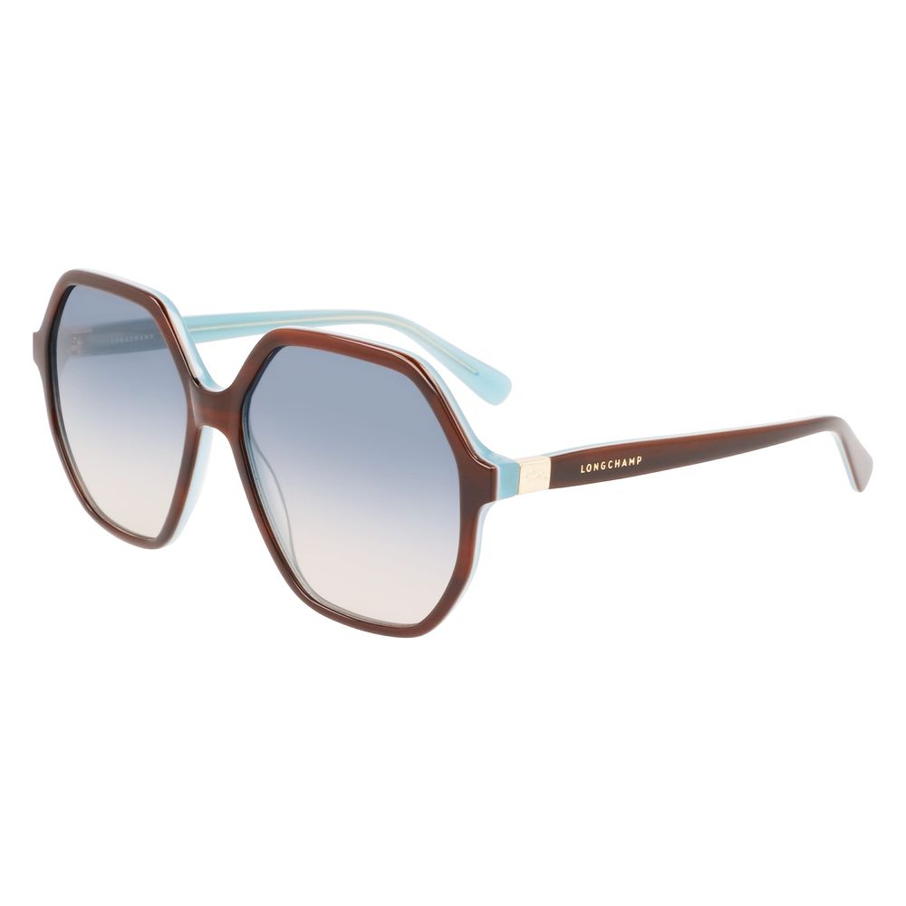 Longchamp Brown Acetate Sunglasses