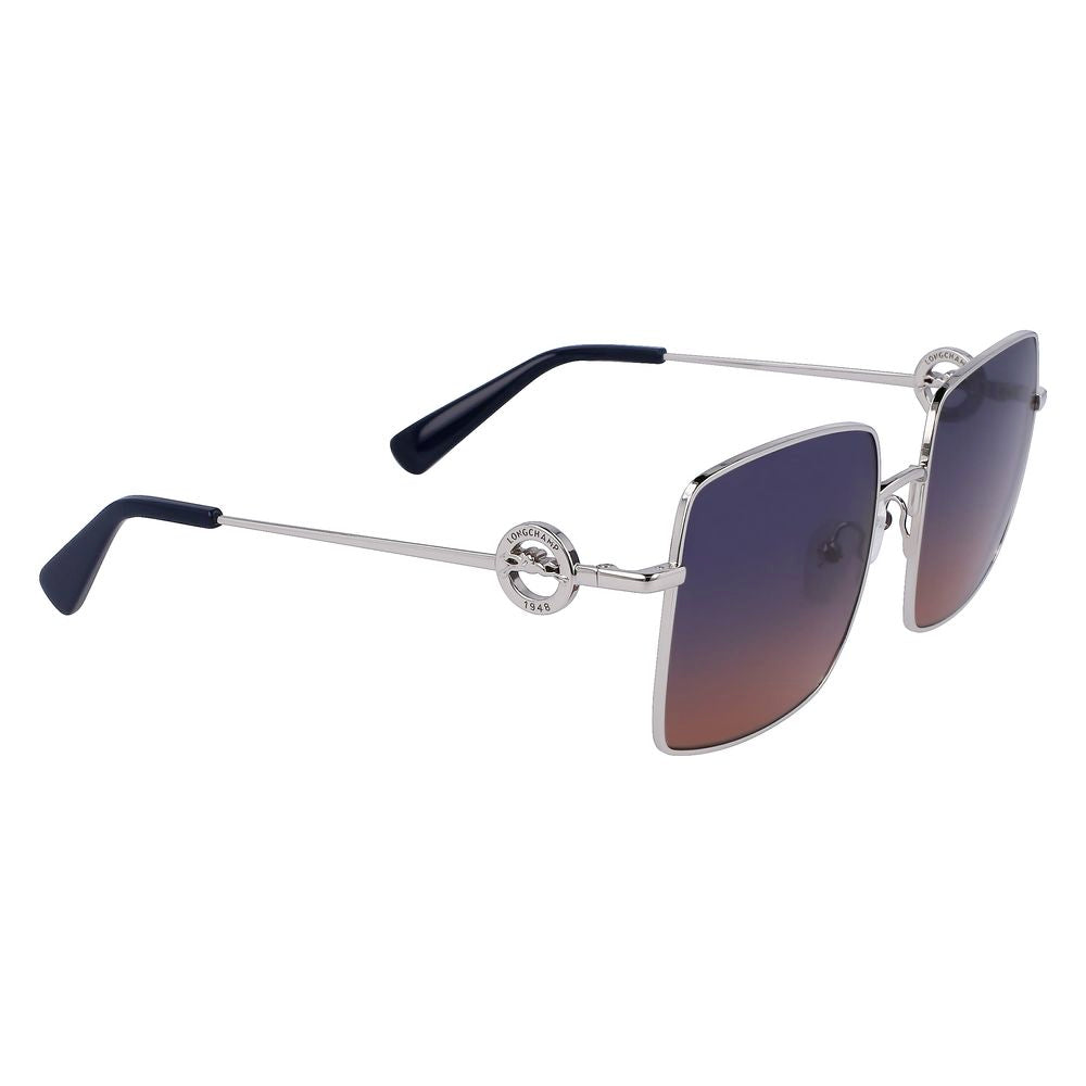 Longchamp Gray Metal Sunglasses