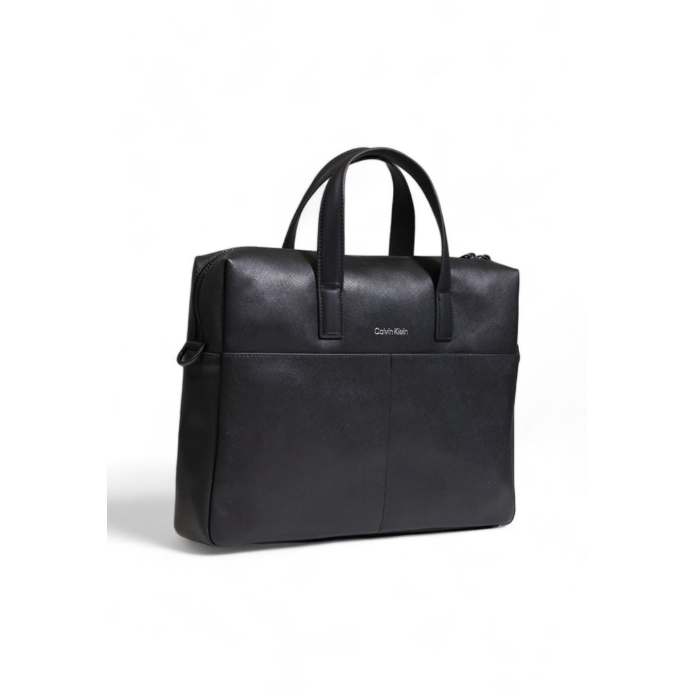 Calvin Klein Black Recycled Polyester Bag