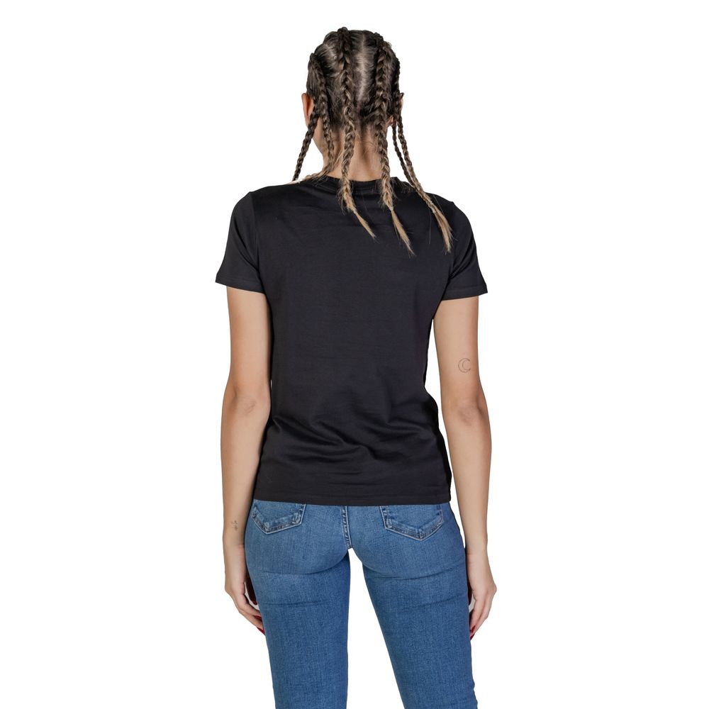 Guess Black Cotton Tops & T-Shirt