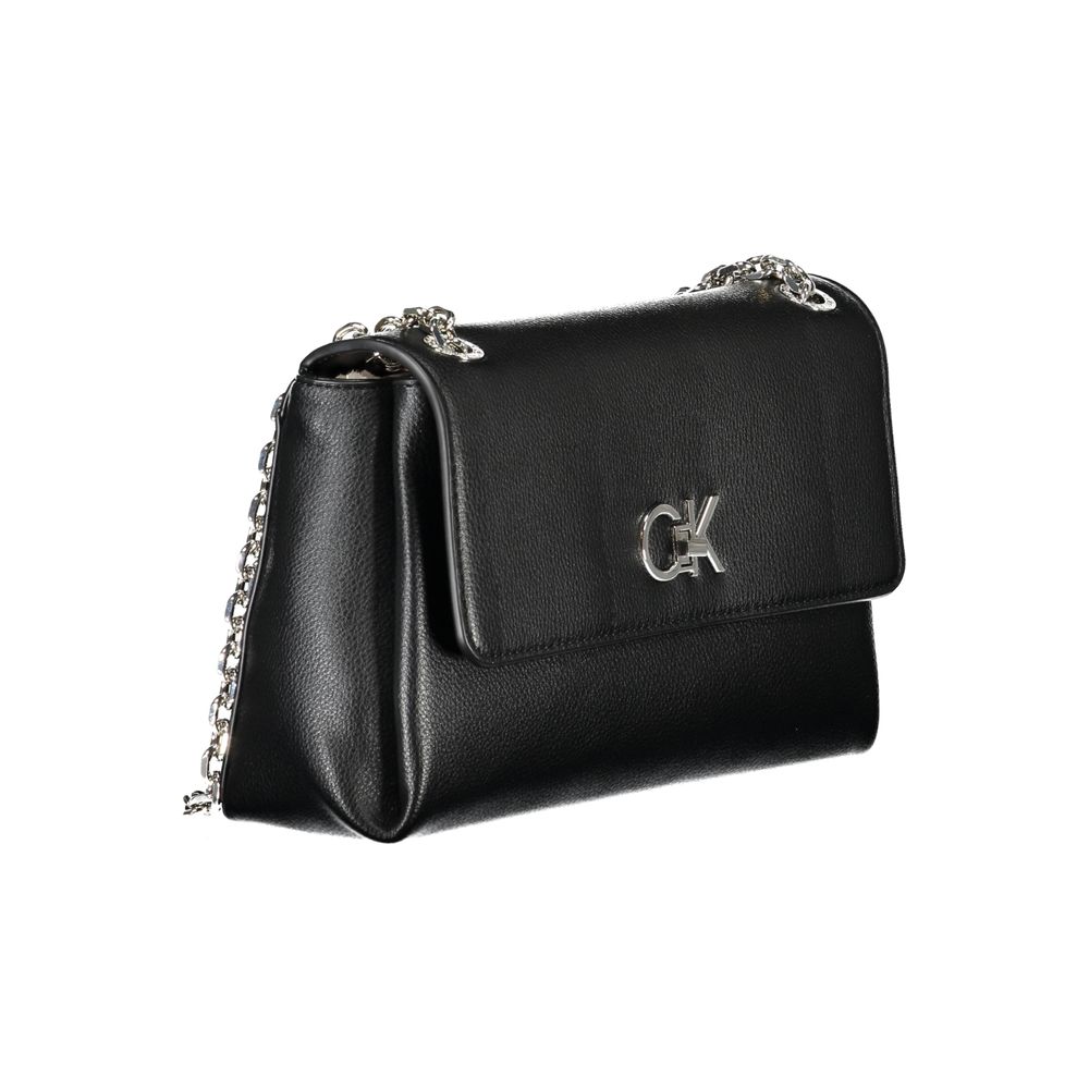 Calvin Klein Black Polyethylene Handbag - Ora And Co.